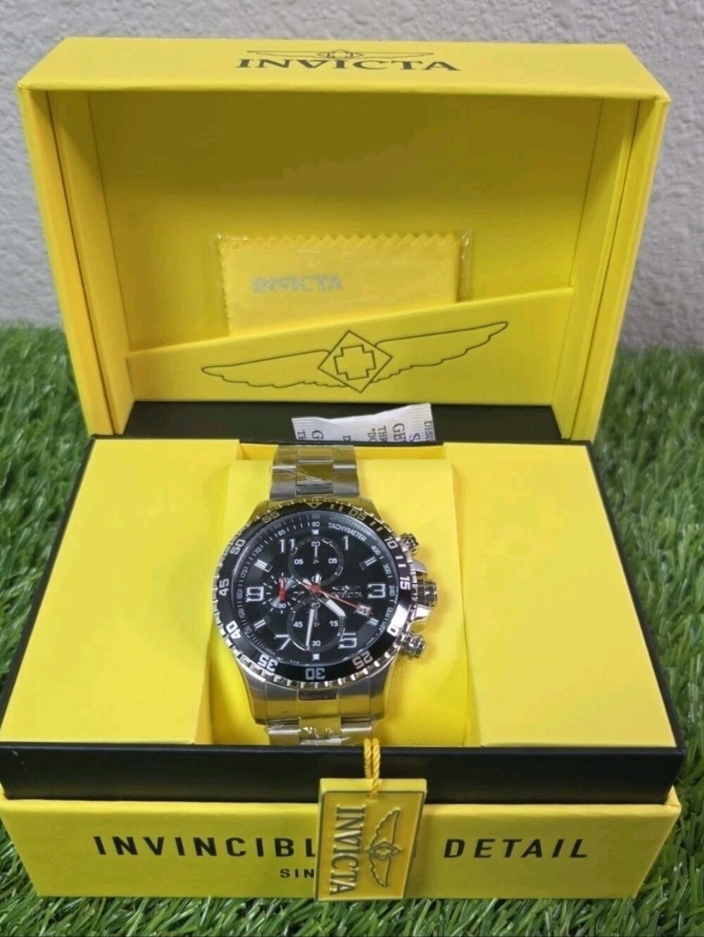 Invicta 69804 Specialty Mach Gala Men's Watch Black/Silver NIB W/Tags